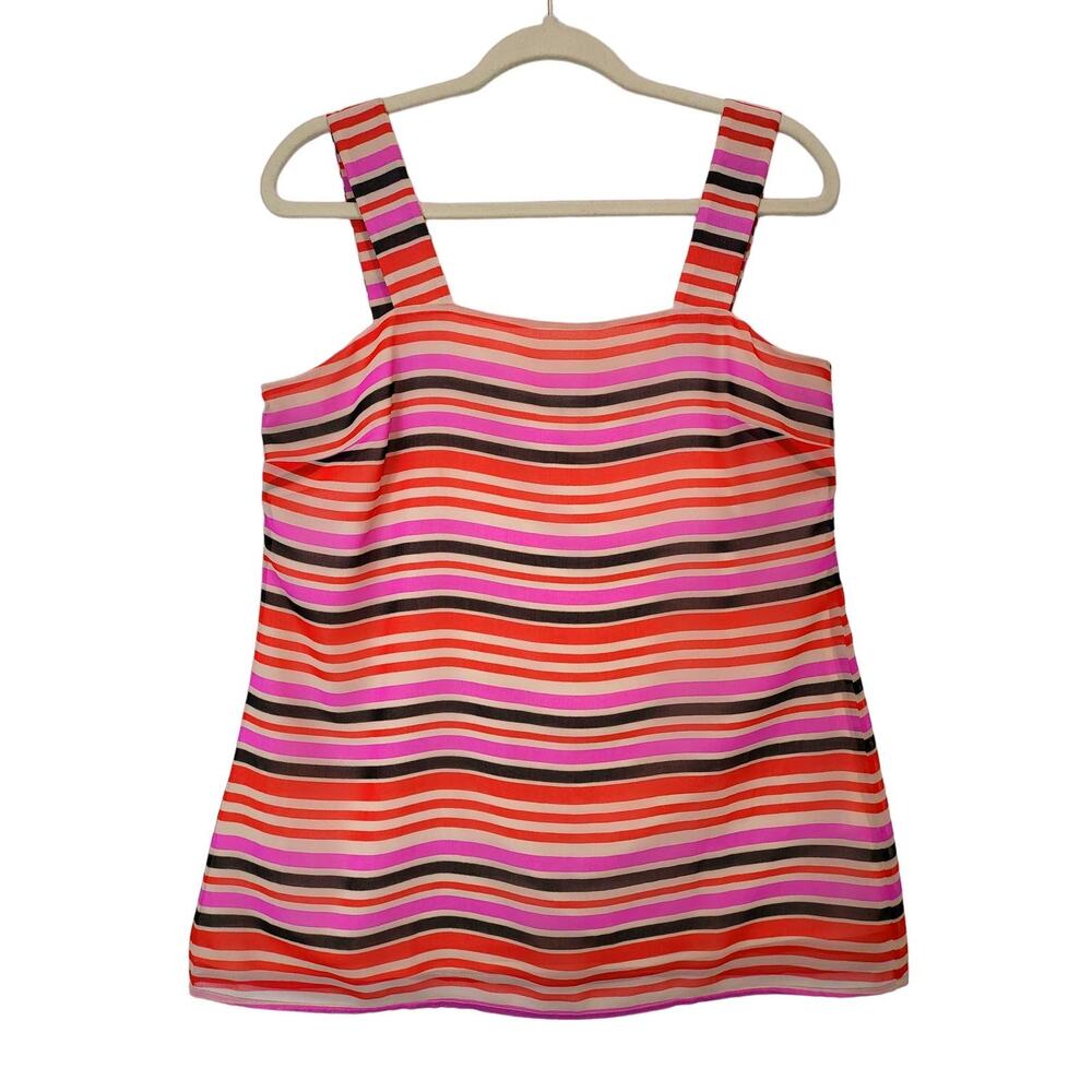 Cabi Size Small London Calling Striped Banded Tank Top Cami #406 - Picture 5 of 9